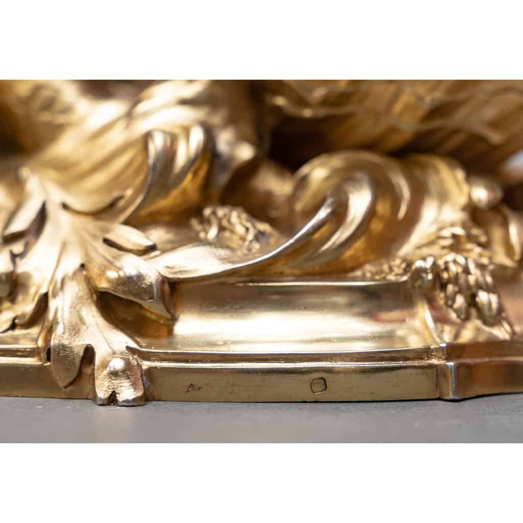 Maison BOUDET – Exceptional Pair of Silver-Gilt Salt Cellars XIXand 20