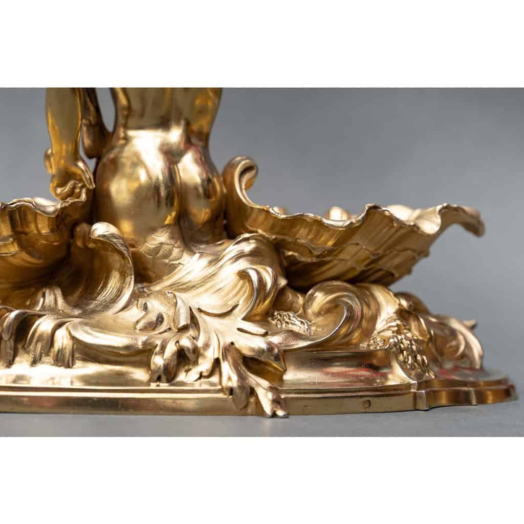 Maison BOUDET – Exceptional Pair of Silver-Gilt Salt Cellars XIXand 22