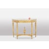 Console en bois doré et marbre brèche d’Alep. Circa 1780. LS55691657J 18