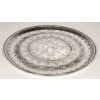 Cartier goldsmith - round Solid silver tray early 8th century XNUMX
