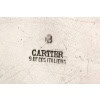 Cartier goldsmith - round Solid silver tray early 12th century XNUMX