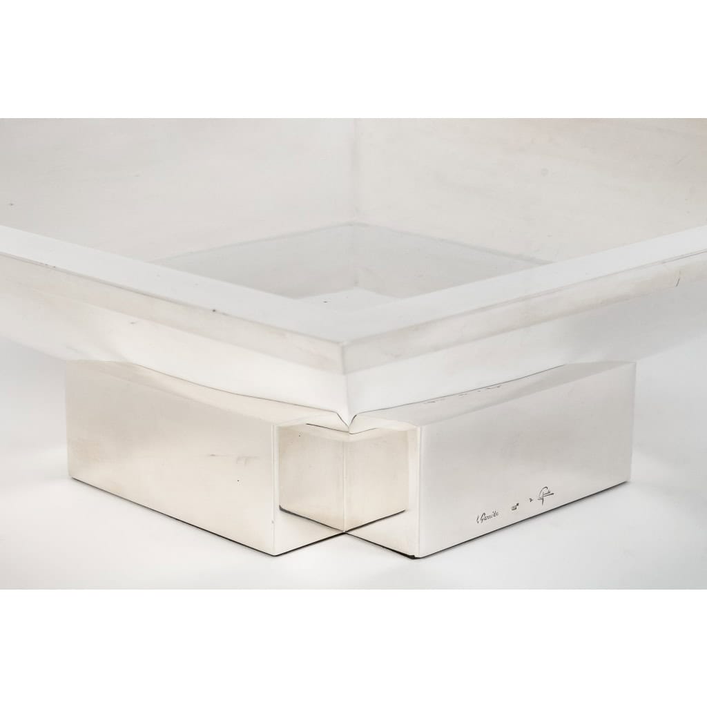 D. GARRIDO – SOLID SILVER SQUARE CENTERPIECE 11th CENTURY