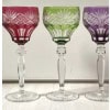 GRANDS VERRES DE COULEUR ROEMER. cristallerie Val Saint Lambert 17