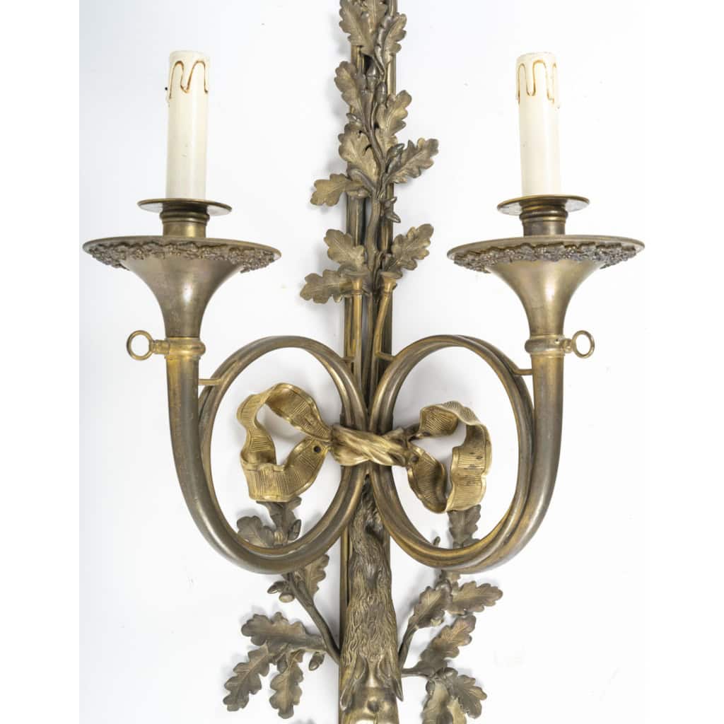 Paire d’appliques de style Louis XVI. 6