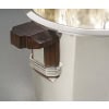 PUIFORCAT – “Bayonne” Champagne bucket in solid silver ART DECO 26
