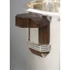PUIFORCAT – “Bayonne” Champagne bucket in solid silver ART DECO 29