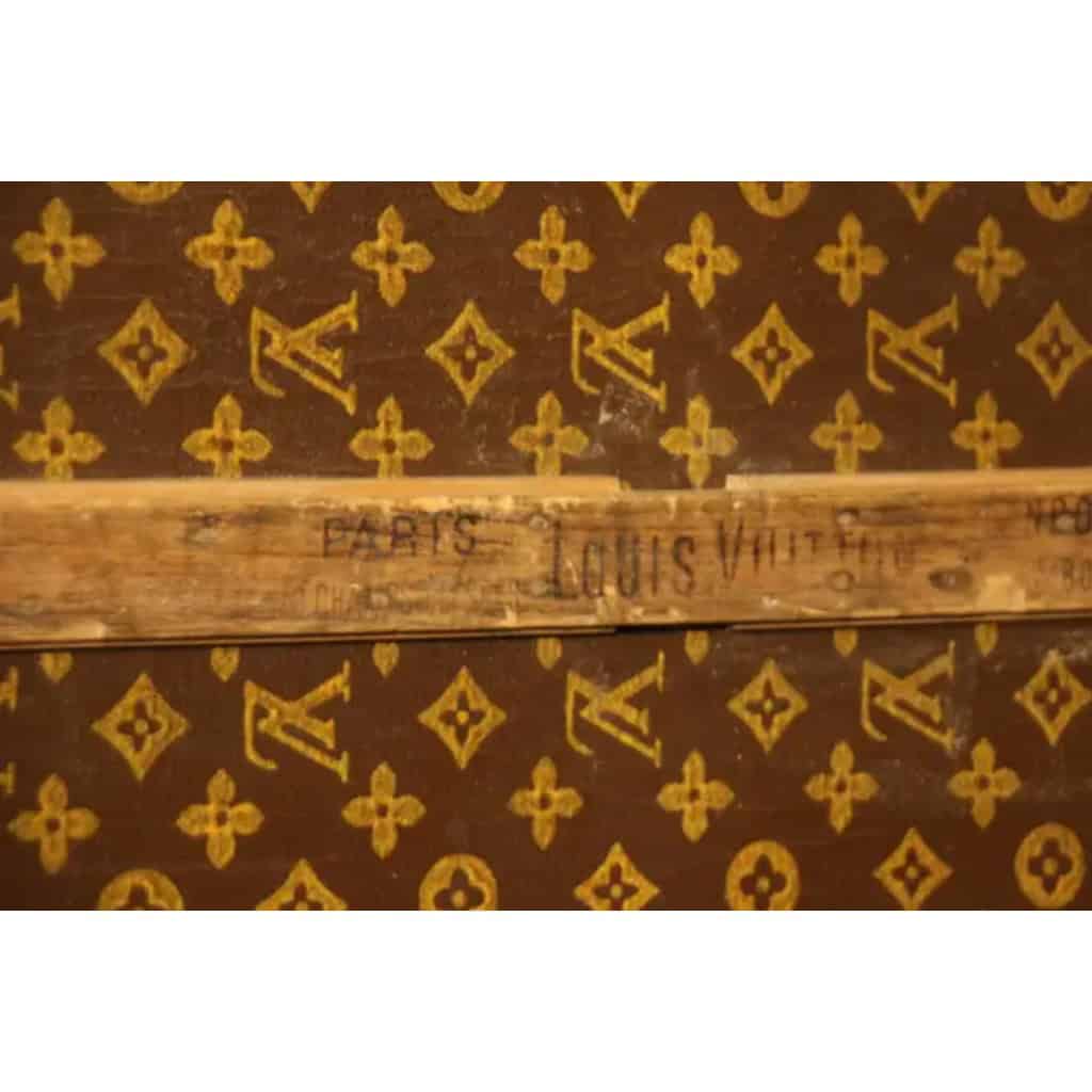 Malle Louis Vuitton cabine 100 cm des années en toile monogram 18