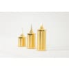 Set of 3 candlesticks in gilded brass. Work of art craftsman. LS5956215B 12