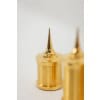 Set of 3 candlesticks in gilded brass. Work of art craftsman. LS5956215B 13