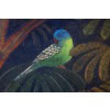 Toile peinte représentant une nature luxuriante. Travail contemporain.LS61271356P 14