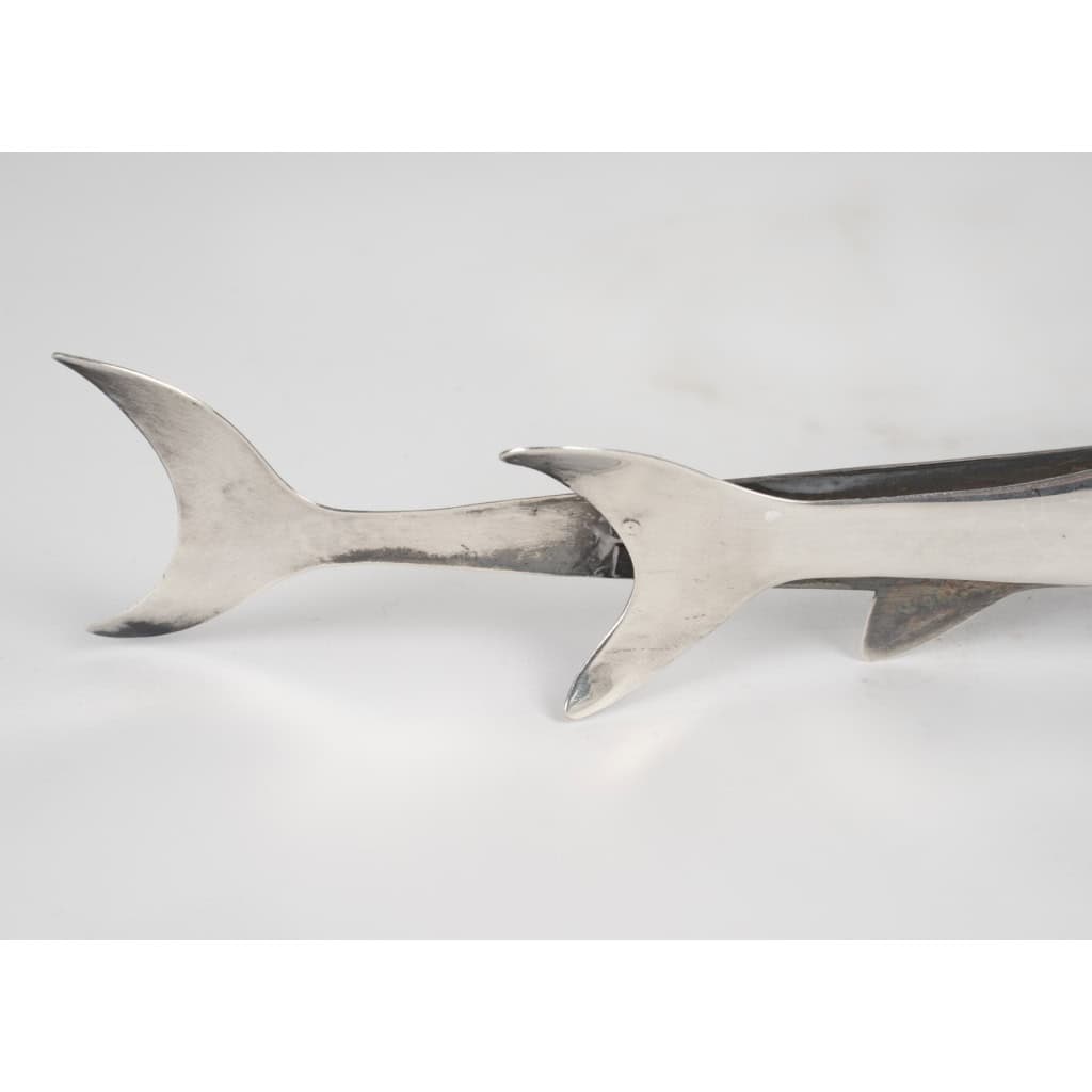 Gio Ponti : Requin en argent massif 8
