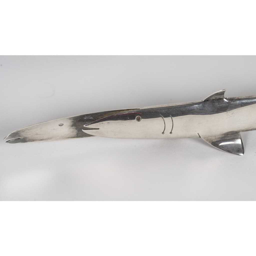 Gio Ponti : Requin en argent massif 5