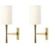 1960 Pair of gilded bronze wall lights from Maison Roche 9