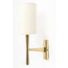 1960 Pair of gilded bronze wall lights from Maison Roche 12