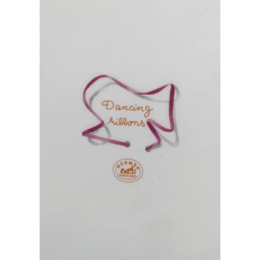 HERMES, “Ribbons” Porcelain dinner service 51 p 6