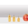Set of 3 candlesticks in gilded brass. Work of art craftsman. LS5956215B 11