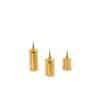 Set of 3 candlesticks in gilded brass. Work of art craftsman. LS5956215B 9