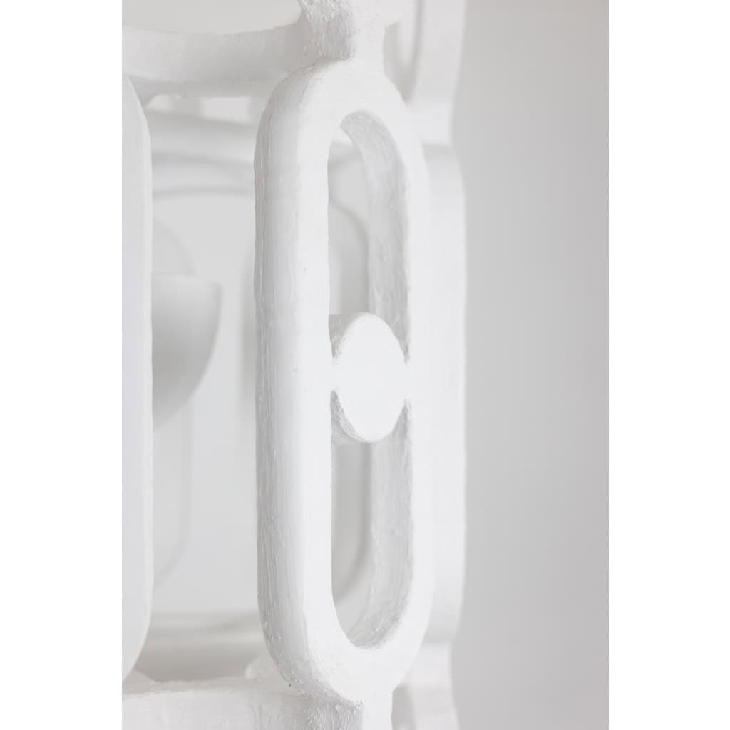 "Eye" lantern in plaster. Small series artist's work. 5