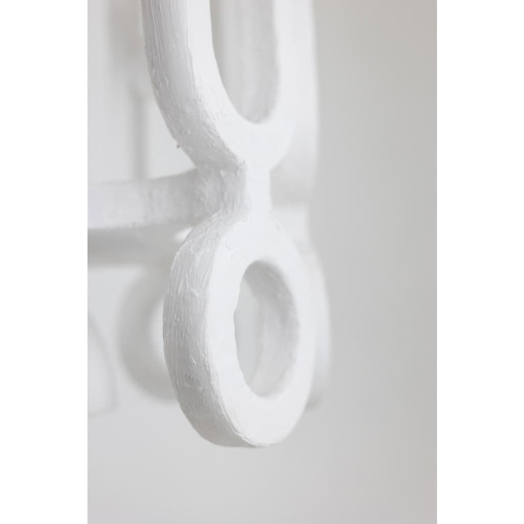 "Eye" lantern in plaster. Small series artist's work. 6