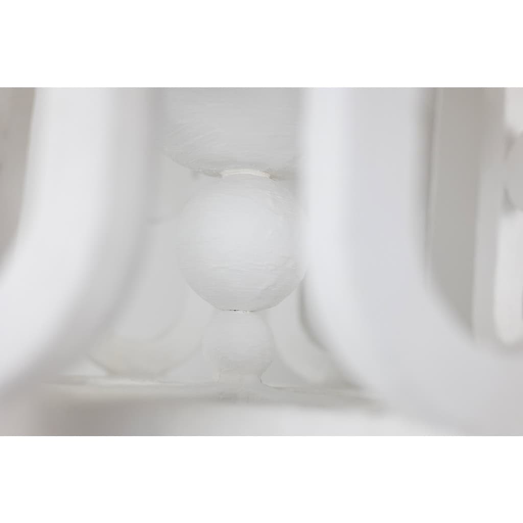 "Eye" lantern in plaster. Small series artist's work. 10