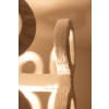 "Eye" lantern in plaster. Small series artist's work. 23