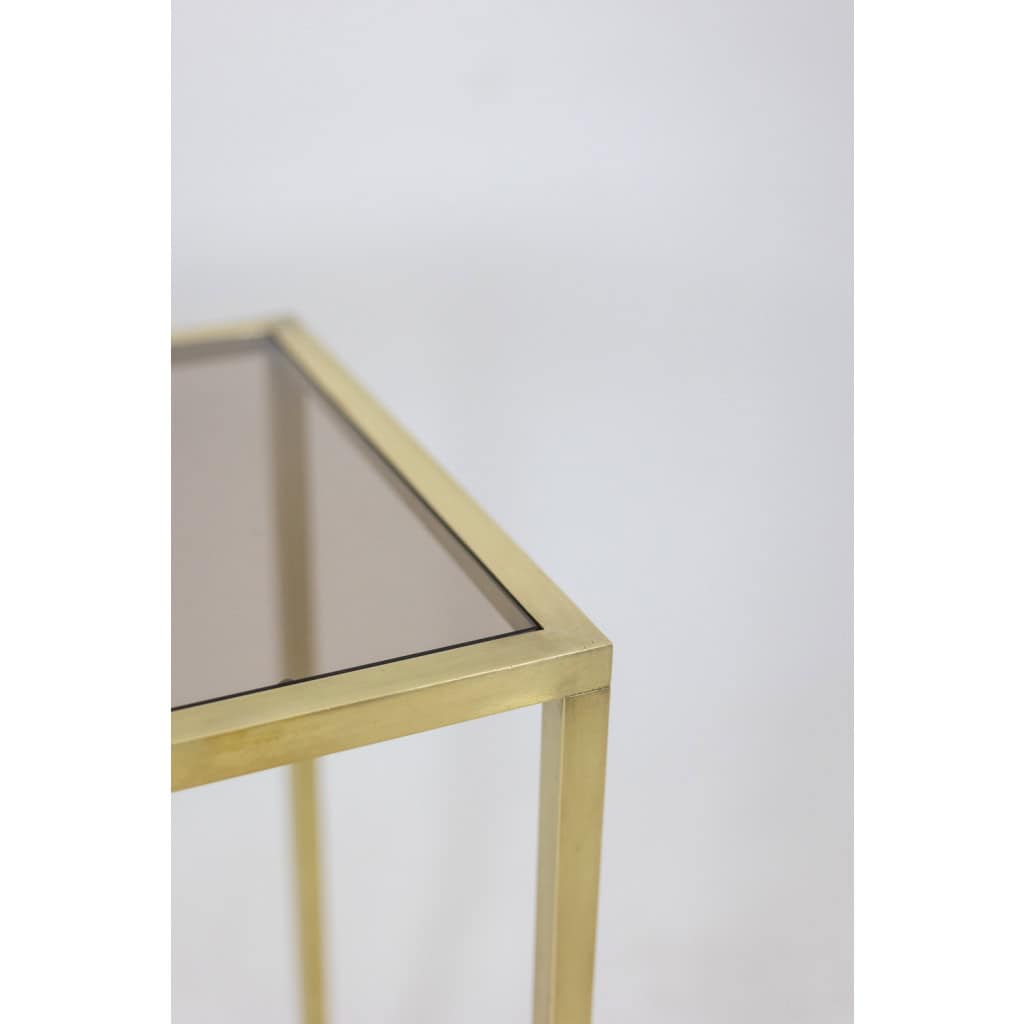 Maison Jansen. Console en laiton doré. Années 1970. LS6175609P 8