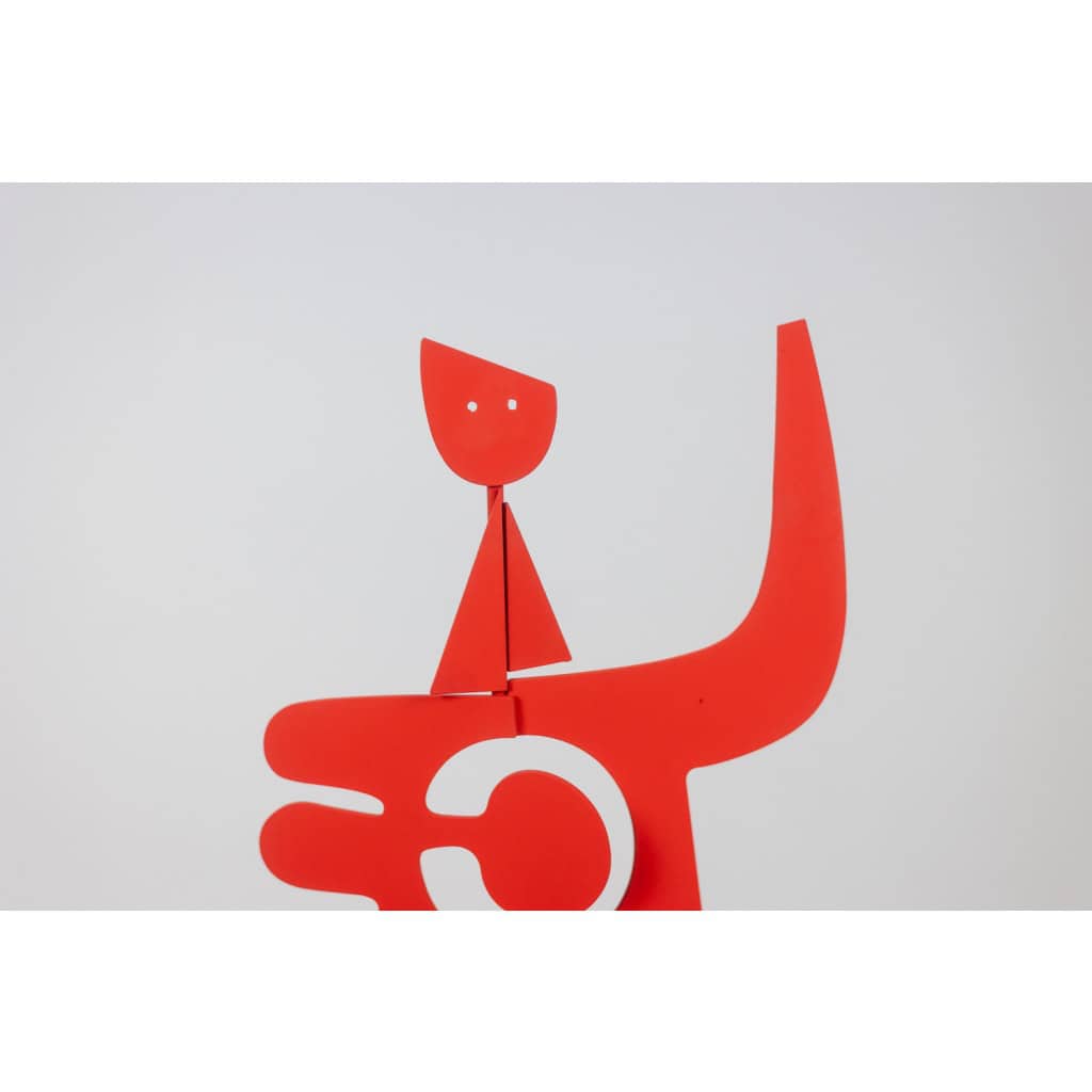 Antonine de Saint Pierre. Sculpture « Anna » rouge. Contemporain. LS6244487P 8
