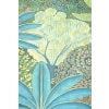 Toile peinte représentant un palmier bleu. Travail contemporain. LS62701089M 13