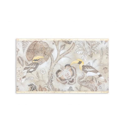 Toile peinte représentant des toucans. Travail contemporain.LS62731089P