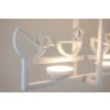 Lustre en plâtre de forme rectangulaire à décor d’oiseaux.LS62652409P 17