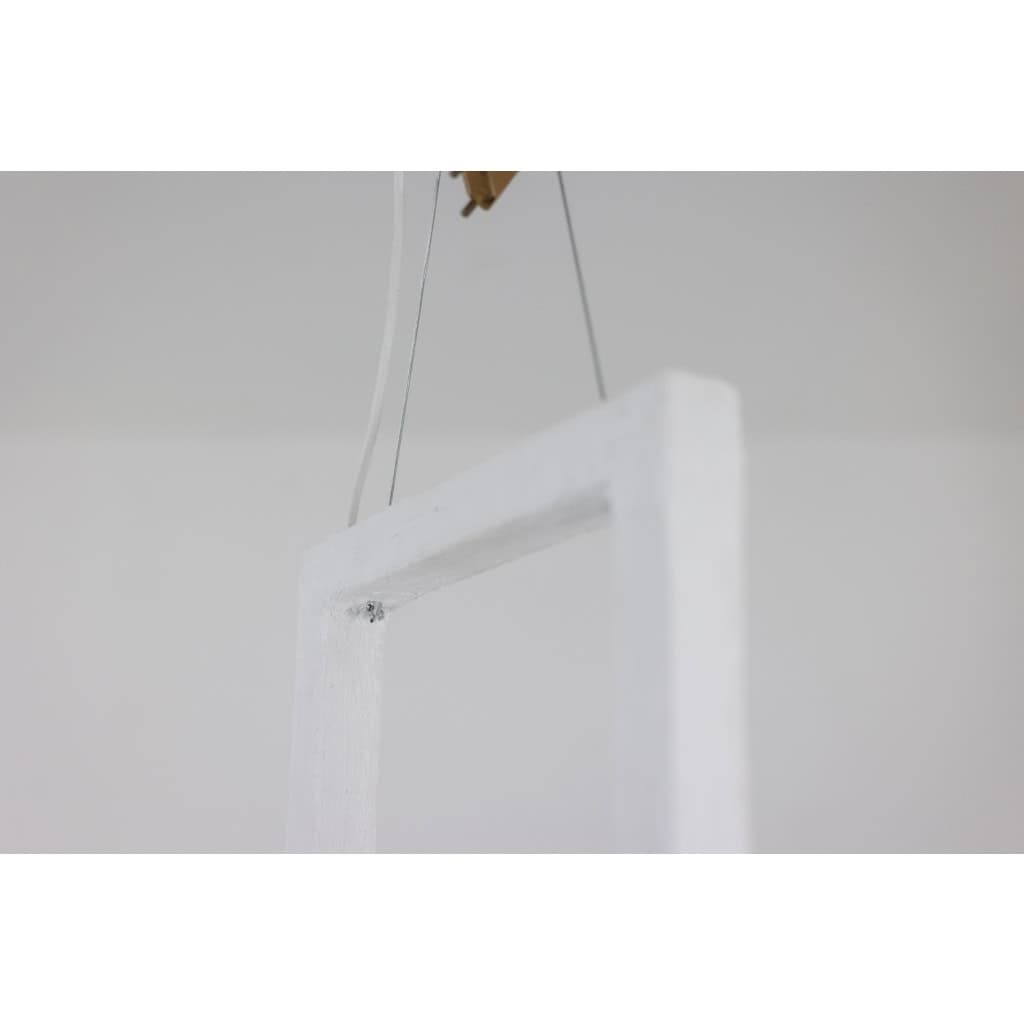 Lustre en plâtre de forme rectangulaire à décor d’oiseaux.LS62652409P 13