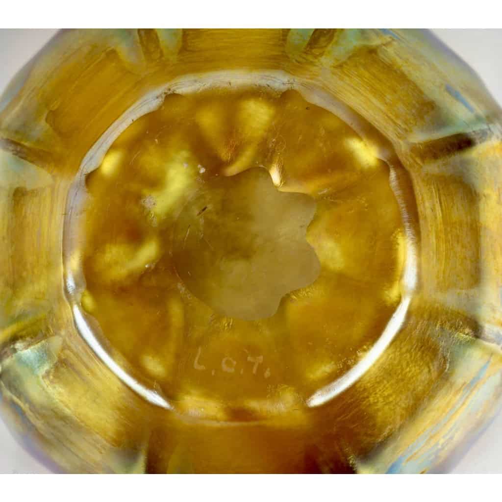 1900 Louis Comfort Tiffany – Service Bols, Assiettes Et Coupe Verre Favril 10