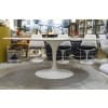 Eero SAARINEN (1910-1961) – Edition KNOLL ,table ovale marbre CALACATTA ORO VERDE 1978 14
