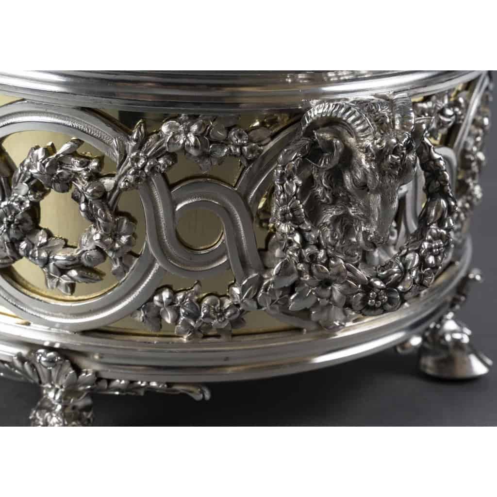 FROMENT-MEURICE Important Centre de Table argent massif en trois parties. XIXe 15