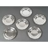 CARDEILHAC 12 solid silver plates 19th century XNUMX