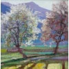 CHARRETON Victor Post-Impressionist Painting Early 13th Century Sunny Landscape Oil Painting Signed XNUMX