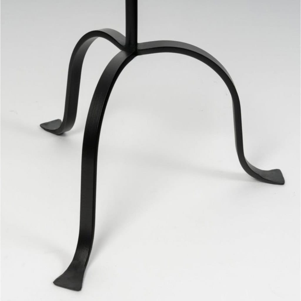 1960 Original, Pair of wrought iron floor lamps from Ateliers Vallauris 8