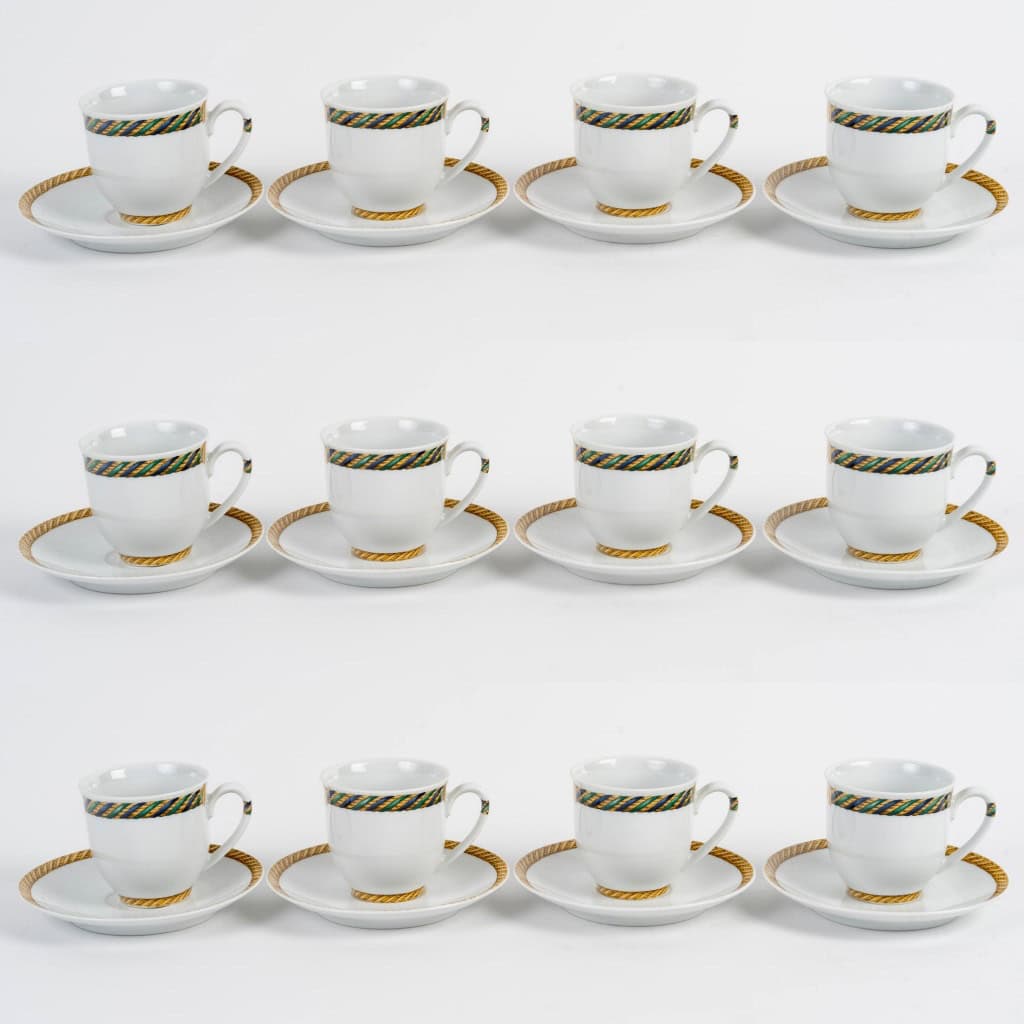 Christian Dior – Service à Café Torsadior Porcelaine – 12 Personnes 3