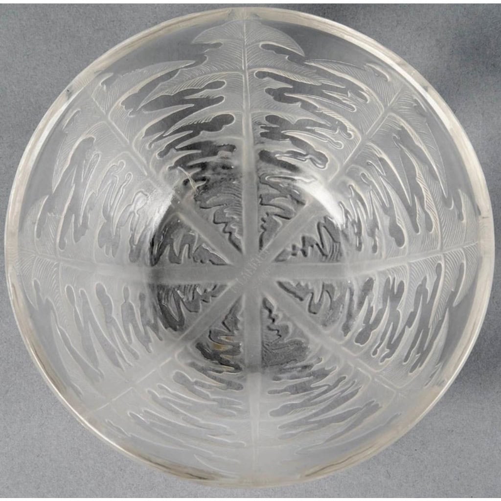 1921 René Lalique – Dandelion Service 10 Plates 10 Bowls White Glass 8