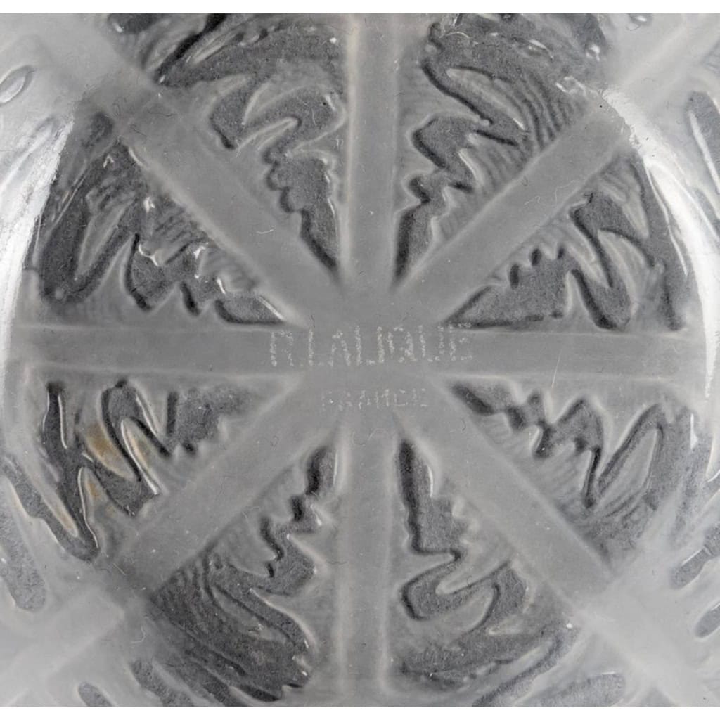 1921 René Lalique – Dandelion Service 10 Plates 10 Bowls White Glass 9