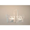 Lustre en plâtre de forme rectangulaire à décor d’oiseaux.LS62652409P 16