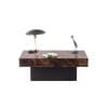 Coffee table forming a bar with sliding top. 1970s. LS6284459A 17