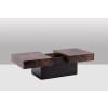 Coffee table forming a bar with sliding top. 1970s. LS6284459A 18