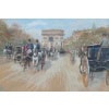 STEIN Georges Paris Animation Avenue Foch Vers l’Arc De Triomphe Aquarelle Signée Certificat d’authenticité 13
