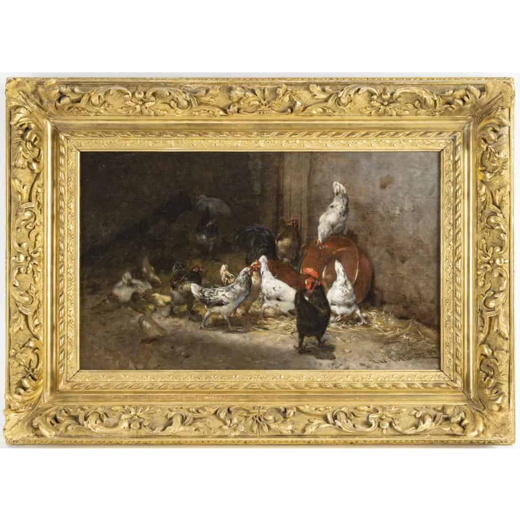 Philibert Léon COUTURIER (1823 -1901) « Le poulailler » 4