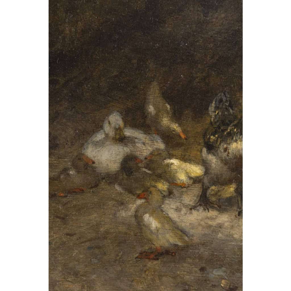 Philibert Léon COUTURIER (1823 -1901) « Le poulailler » 10