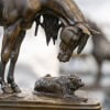 Sculpture – Cheval Et Chien À L’Écurie , Henri – Alfred Jacquemart (1824-1896) – Bronze 14