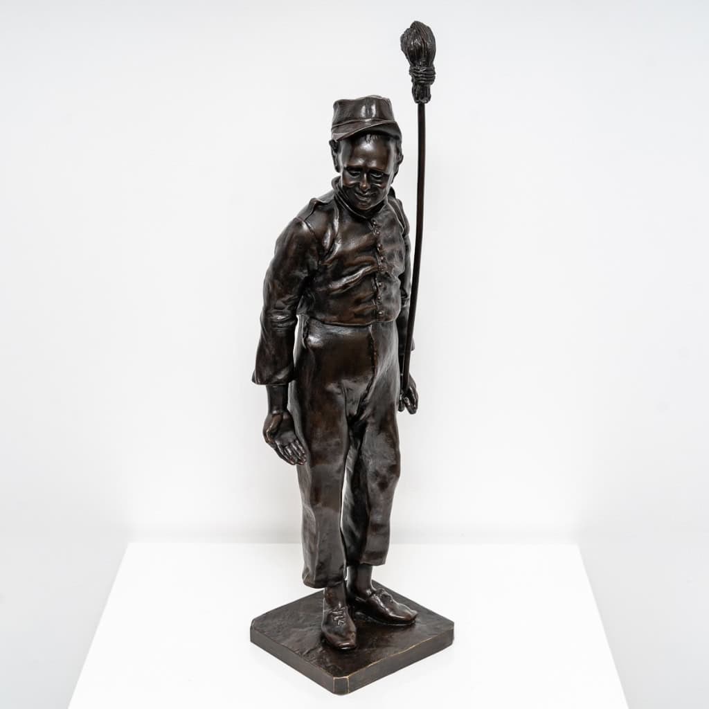 Sculpture – Le Soldat , Léopold Eugène Kampf (1822-1893) – Bronze 4