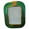 Cadre photo en verre de Murano Vert émeraude 19