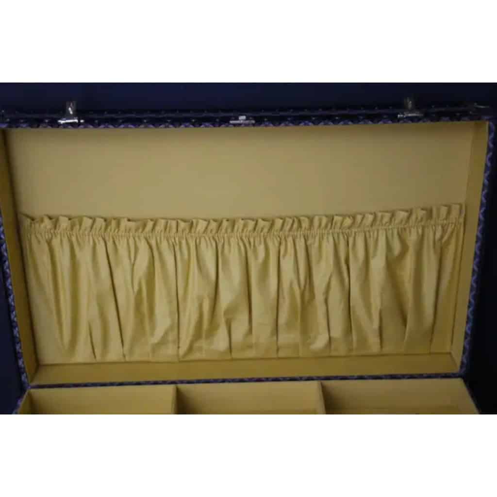 Malle Goyard en toile à chevrons tissée 86 cm 12